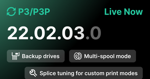 Palette 3 Firmware Update: Multi-Spool Mode, Backup Drives, Splice Tuning for Custom Print Mode