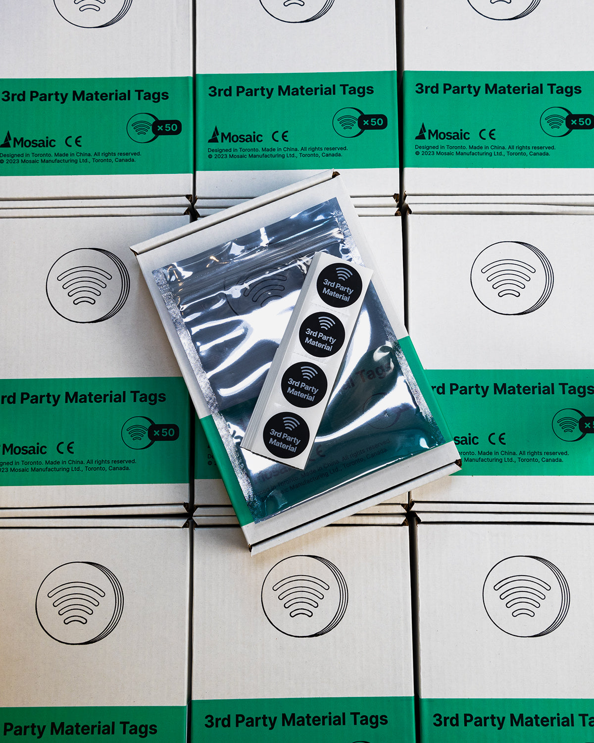 3rd Party Material Tags - 50 Pack