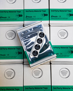3rd Party Material Tags - 50 Pack
